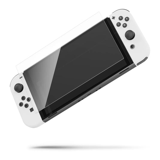 9H tempered glass protector pack of two for Switch OLED